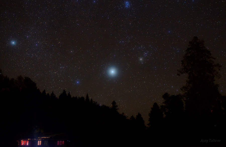 Dazzling Jupiter Rises Over Himalayan Telescope (Photo)